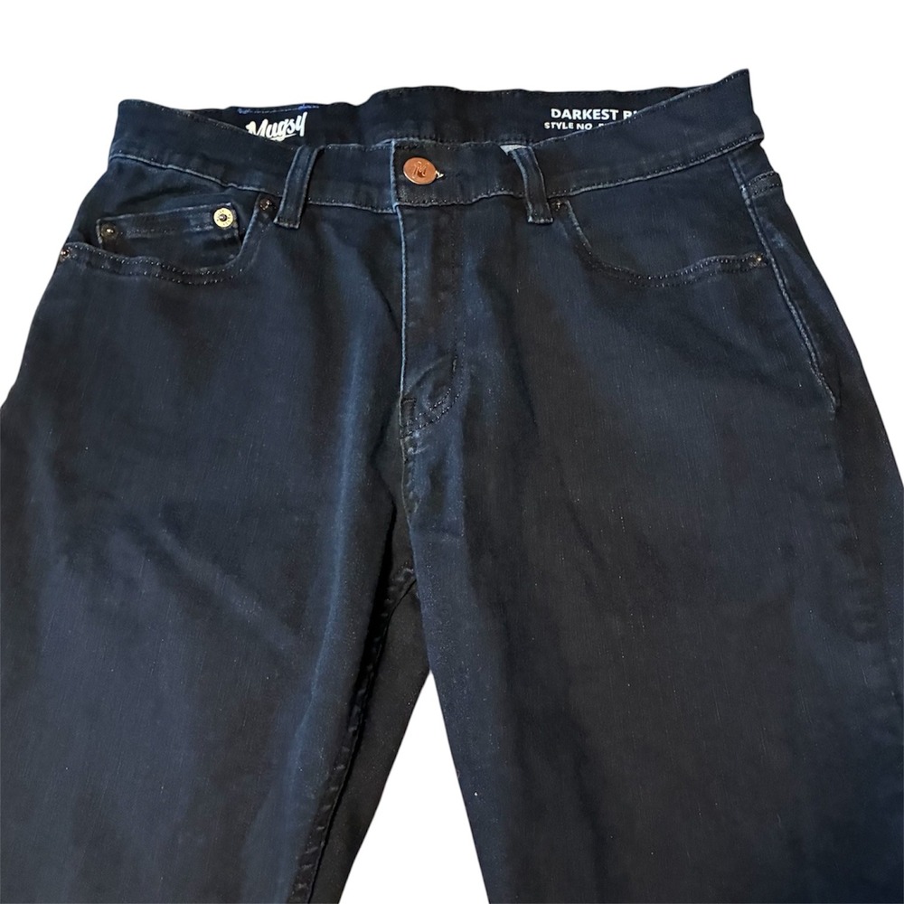 Mugsy Darkest Blues Stretch Denim Jeans FLX5NDB Mens Blue 32x32
